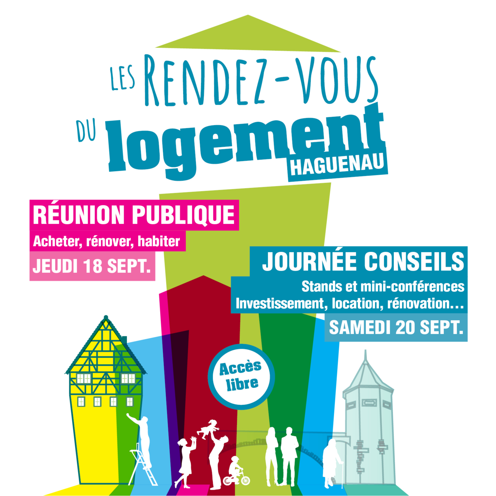 Les rendez-vous du logement : deux temps forts pour tout savoir sur la rénovation, l’achat, l’investissement et la location. 
